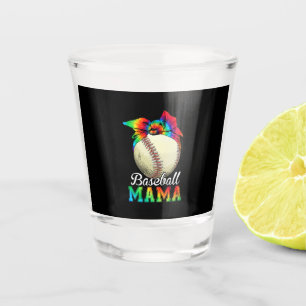 Mother Baseball Mama Birthday Shot Glass