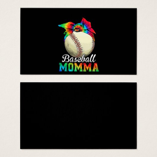 Mother Baseball Momma Birthday (Front & Back)