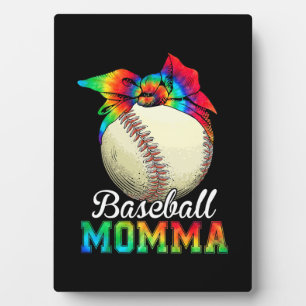 Mother Baseball Momma Birthday Plaque