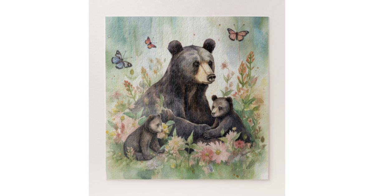 Personalized Gift For Mom Grandma Bear Always There For Her Cubs