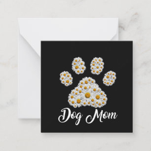 Mother Best Dog Mom Ever Birthday Note Card