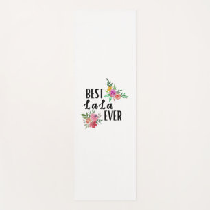 Mother Best Lala Ever Birthday Yoga Mat