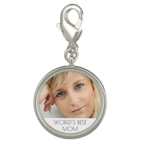 Mother best mom ever photo charm