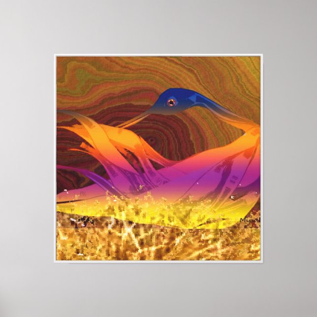 Mother Bird Canvas Print (Front)
