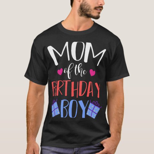 Mother Birthday Boy Mommy Family Parents Mom T_Shirt