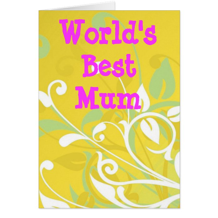 Mother birthday card