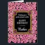 Mother Birthday Pink Daisies<br><div class="desc">A floral birthday card for your mother. This elegant birthday card showcases a delicate scattering of soft pink daisies, symbolizing beauty, grace, and joy. The light and airy floral design brings a touch of nature’s charm, perfect for celebrating a special day with warmth and love. The cheerful flowers evoke feelings...</div>