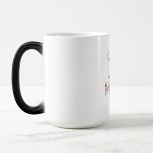 Mother Blessed To Be Called Mom And Meme Flower Color Morph Mug