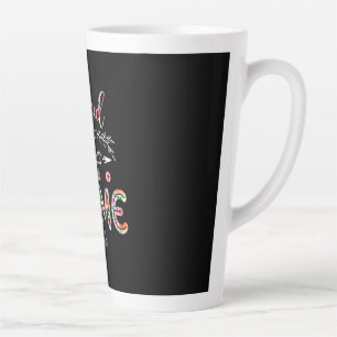 Mother Blessed To Be Called Mom And Meme Flower Latte Mug