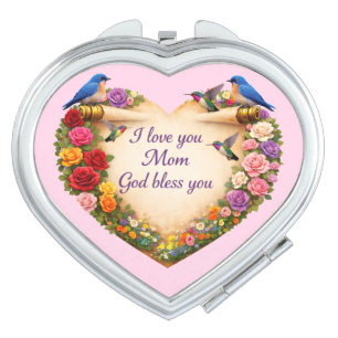 Mother Blessing Compact Mirror