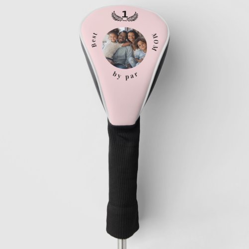 Mother blush pink photo golf head cover
