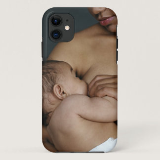 Mother breastfeeding baby boy (6-11 months) iPhone 11 case