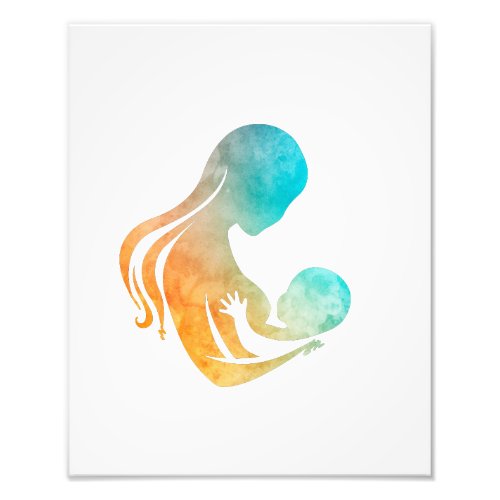 Mother Breastfeeding Child Photo Print