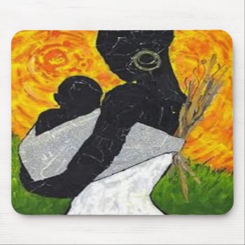 Mother & Child African Art Mousepad by Godsblossom at Zazzle