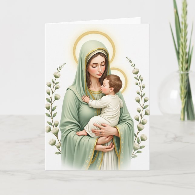 Mother Child Halo Art Card (Front)