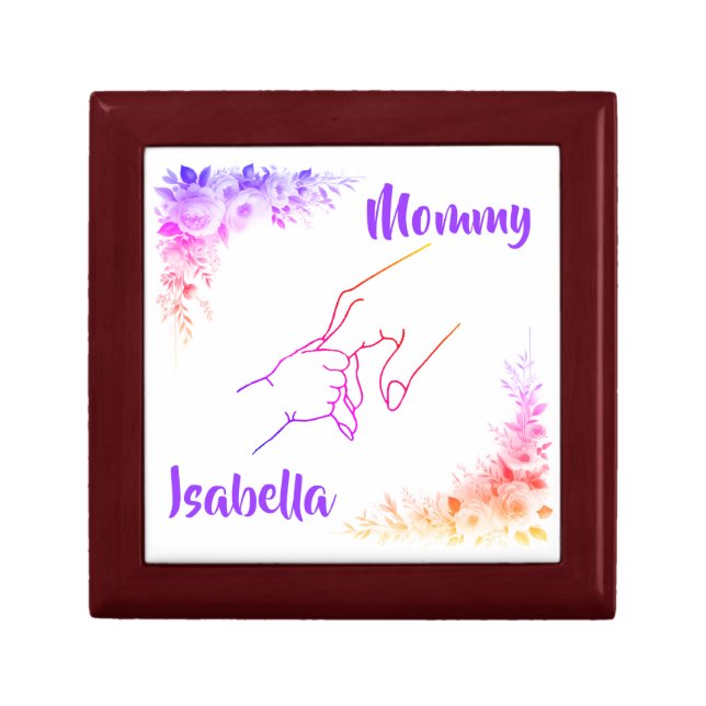 Mother & Child Hands  Gift Box (Front)