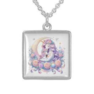 Mother & Child Unicorns - Necklace