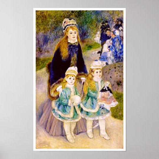 Mother & Children by Renoir Poster | Zazzle.com