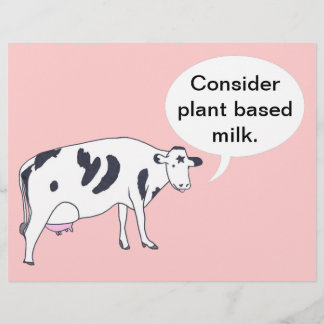 Mother Cow, Consider plant based milk, flyers