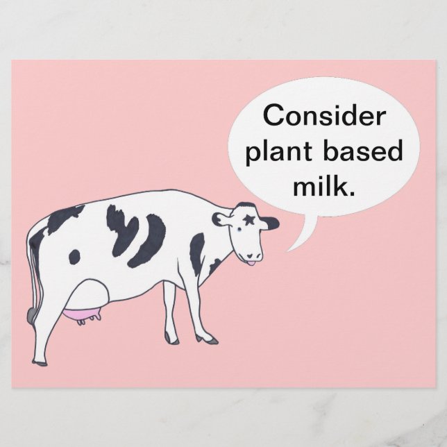 Mother Cow, Consider plant based milk, flyers (Front)