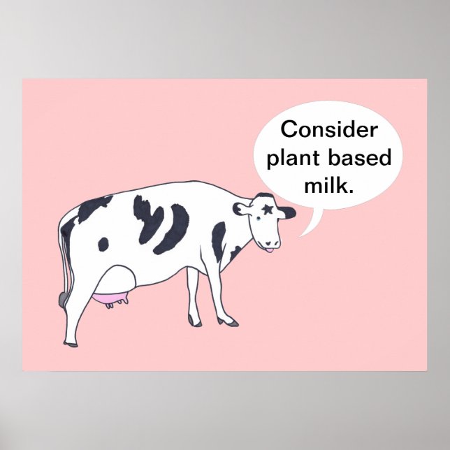 Mother Cow, Consider plant based milk, posters (Front)
