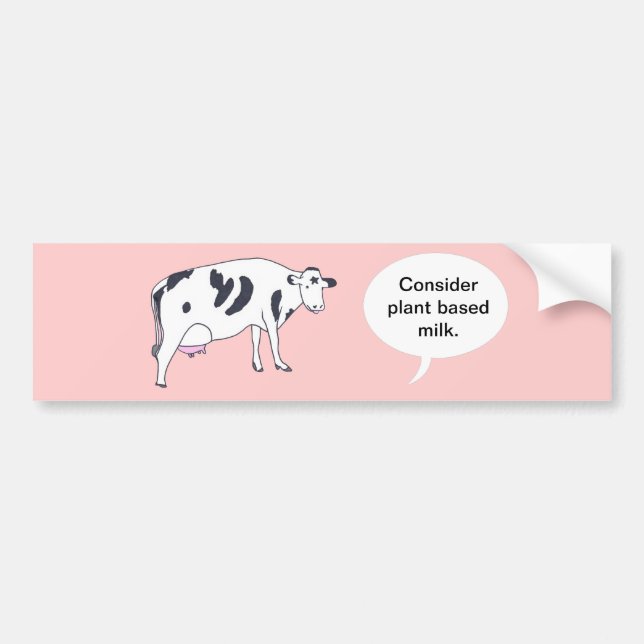 Mother Cow, Consider plant based milk, stickers (Front)