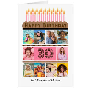 Mother Custom Big 40th Birthday Card
