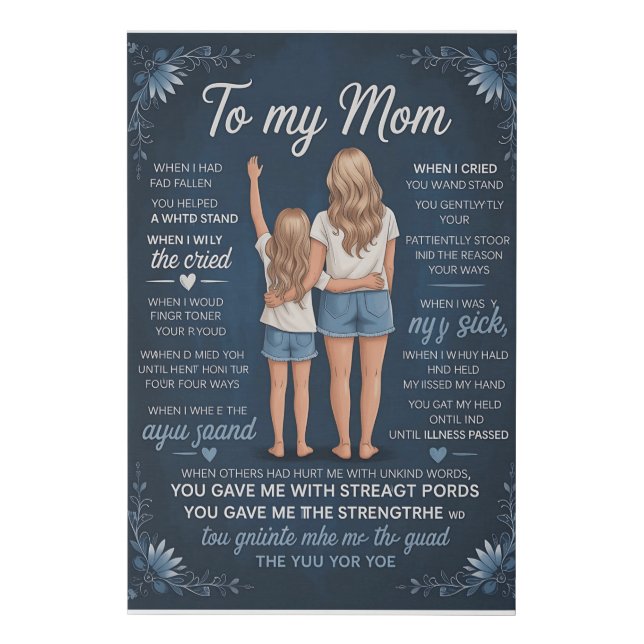 Mother-Daughter Bond Art Print – Sentimental Blond (Front)
