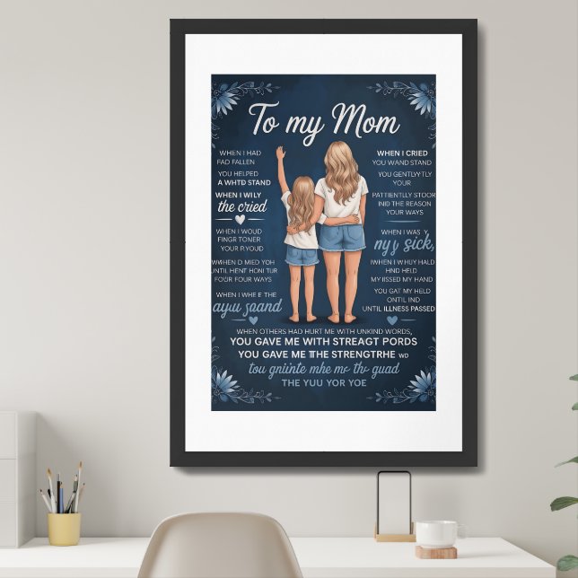 Mother-Daughter Bond Art Print – Sentimental Blond (Home Office)