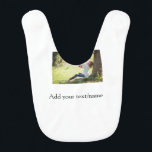 Mother daughter family photo add name picture text baby bib<br><div class="desc">Design</div>