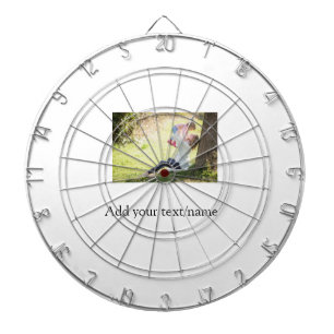 Mother daughter family photo add name picture text dart board