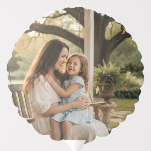 Mother daughter love photo mothers day family gift balloon