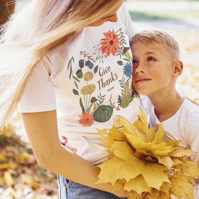 Mother Daughter Mom Thanksgiving fall outfit T-Shirt (Mother Mom Thanksgiving fall outfit T-Shirt)