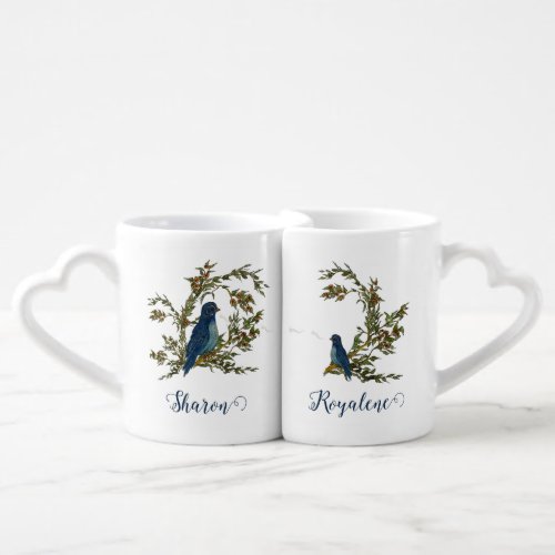 Mother  Daughter Personalized Nesting Mugs