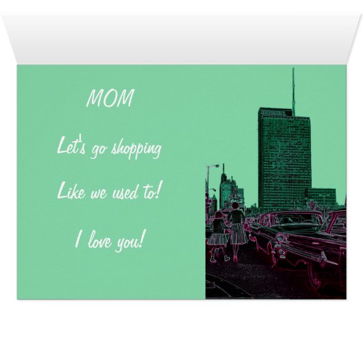 Mother Daughter Shopping Michigan Ave Chicago 1961 (Inside Horizontal (Bottom))