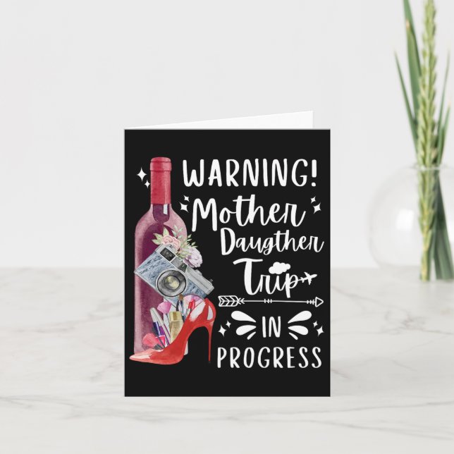 Mother Daughter Trip 2025 Family Mom Matching Vaca Card (Front)