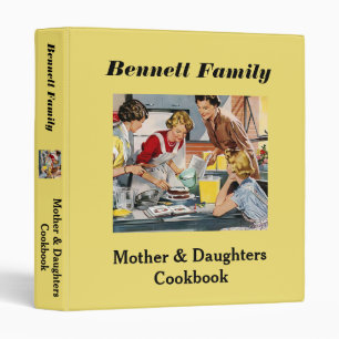 Mother & Daughters Cookbook Binder