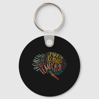 Mother Day Anatomy Of The Brain Nurse Brain Anatom Keychain