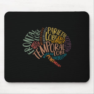 Mother Day Anatomy Of The Brain Nurse Brain Anatom Mouse Pad