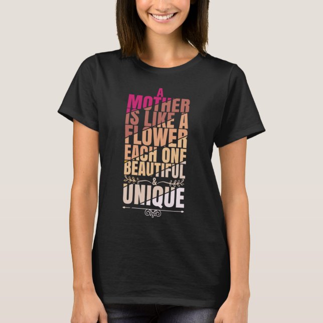 Mother day beautiful quotes and saying for mother  T-Shirt (Front)