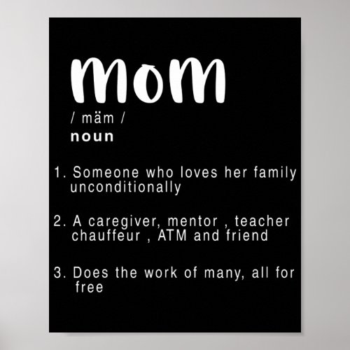mother day definition mothers day  poster