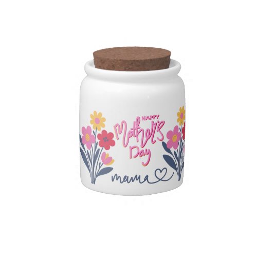 Mother day modern design candy jar