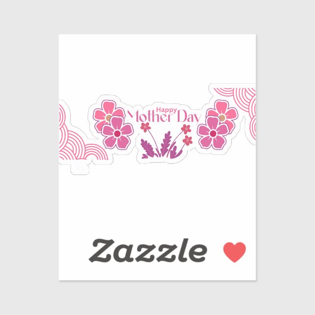 Mother day Modern Gift pack Sticker (Sheet)