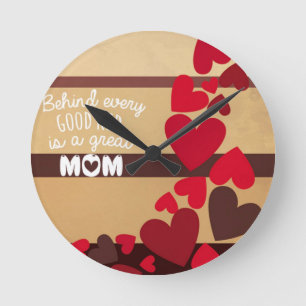 Mother Day     Round Clock