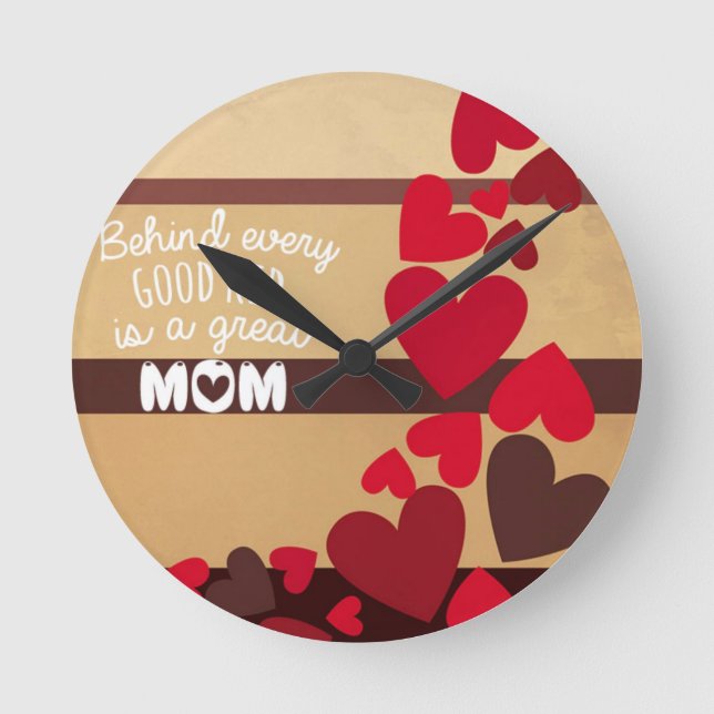 Mother Day     Round Clock (Front)