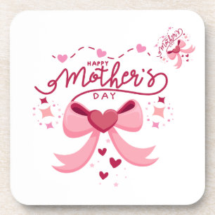 Mother Day Trendy Designed Apron Beverage Coaster