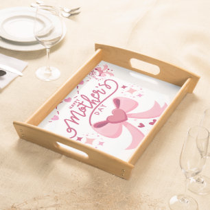 Mother Day Trendy Designed Apron Serving Tray