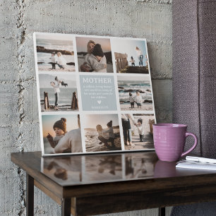 Mother Definition 8 Photo Collage Faux Canvas Prin