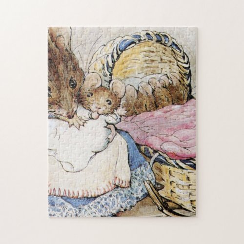 Mother Dormouse And Her Child _ Beatrix Potter Jigsaw Puzzle