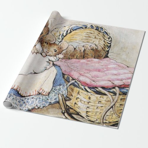 Mother Dormouse And Her Child _ Beatrix Potter Wrapping Paper